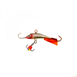 Балансир SAMURAI ICE SHARK/Малек HOLOGRAM (6 гр., 35мм, кр. Mustad, тр. со стразом, цвет G09, 1шт)