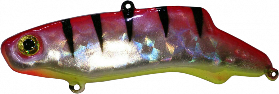 Виб SAMURAI WINTER VIBE SHINE HOLOGRAM (32 г, 62 мм, тройник со стразом, цвет №19. 1 шт)