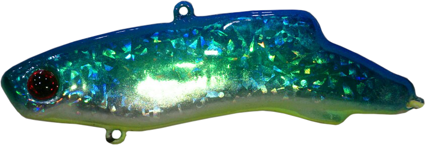 Виб SAMURAI WINTER VIBE SHINE HOLOGRAM (52 г, 72 мм, тройник со стразом, цвет №06, 1 шт)