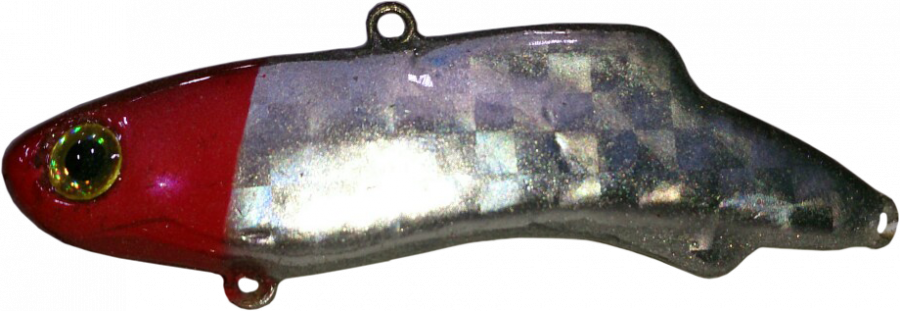Виб SAMURAI WINTER VIBE SHINE HOLOGRAM (52 г, 72 мм, тройник со стразом, цвет №13, 1 шт)
