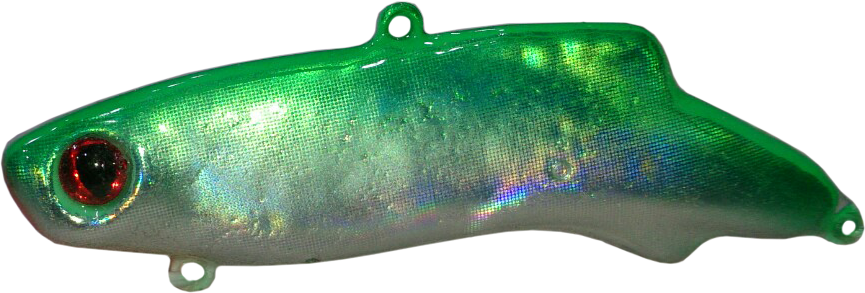 Виб SAMURAI WINTER VIBE SHINE HOLOGRAM (52 г, 72 мм, тройник со стразом, цвет №18, 1 шт)